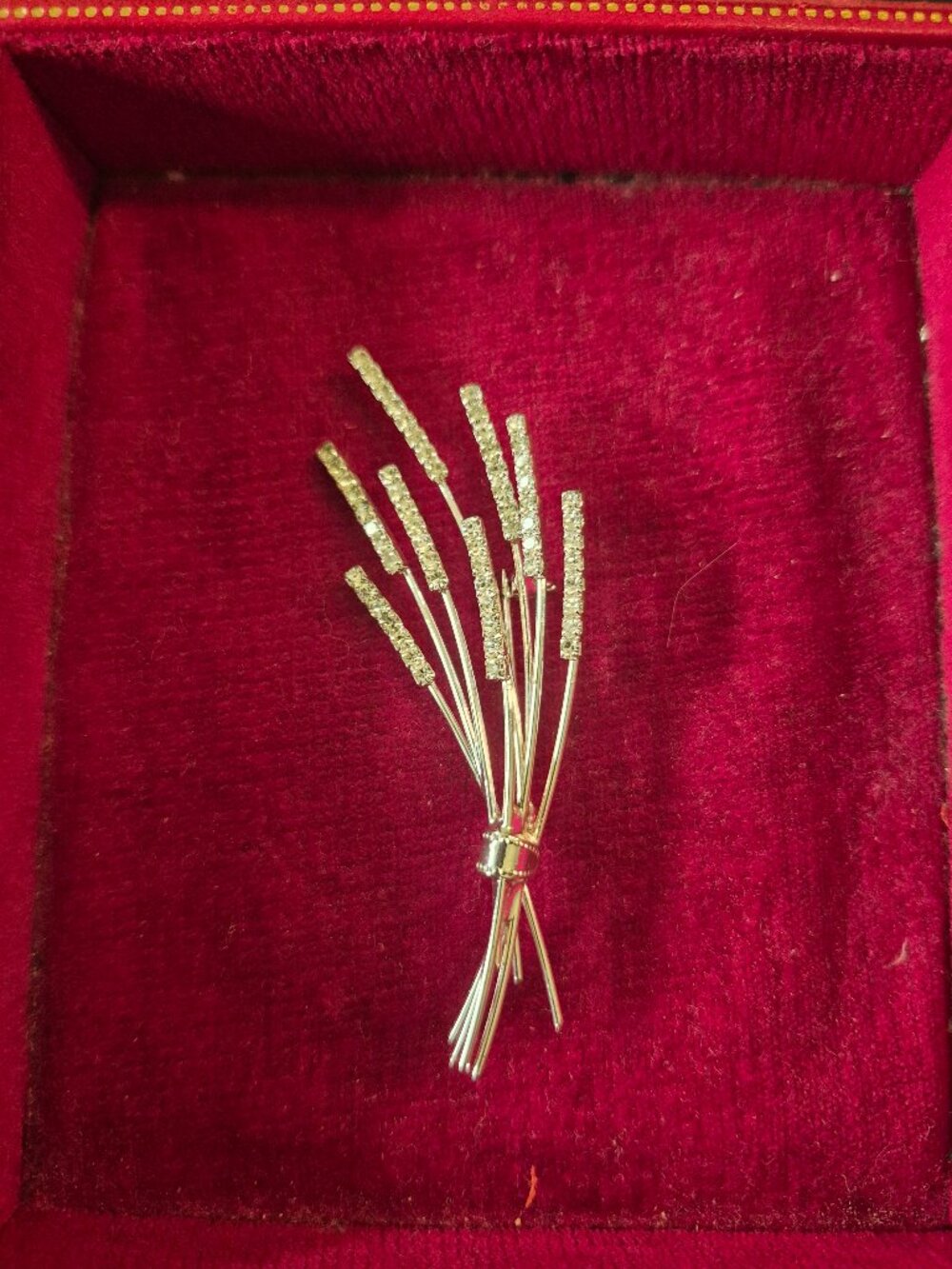 Rhinestone Brooch